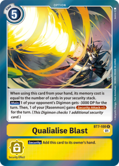 Qualialise Blast - BT7-100 - Rare