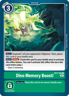 Dino Memory Boost! - BT7-102 - Common