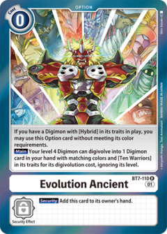 Evolution Ancient - BT7-110 - Rare