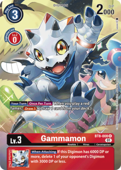 Gammamon (Alternate Art) - BT8-008 - Rare