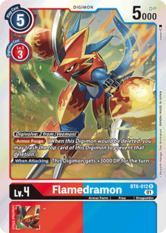 Flamedramon - BT8-012 - Rare