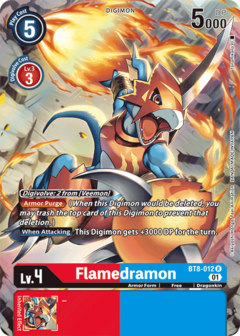 Flamedramon (Alternate Art) - BT8-012 - Rare