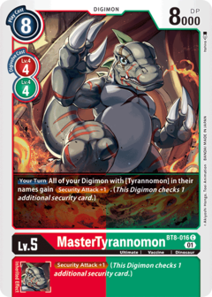 MasterTyrannomon - BT8-016 - Common