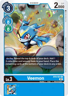 Veemon - BT8-021 - Uncommon