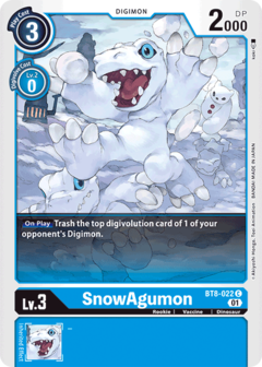 SnowAgumon - BT8-022 - Common