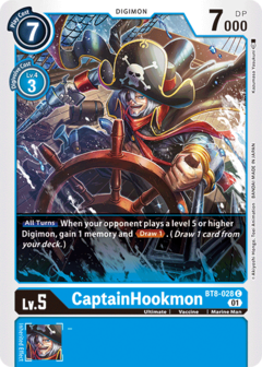 CaptainHookmon - BT8-028 - Common