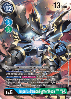 Imperialdramon Fighter Mode (Alternate Art) - BT8-032 - Super Rare