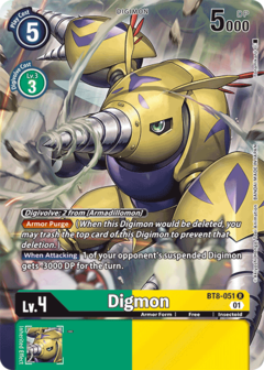 Digmon (Alternate Art) - BT8-051 - Rare