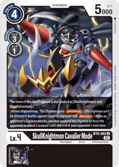 SkullKnightmon Cavalier Mode - BT8-062 - Uncommon