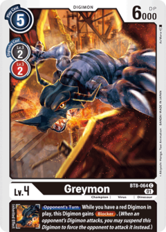 Greymon - BT8-064 - Common