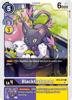 BlackGatomon - BT8-077 - Uncommon