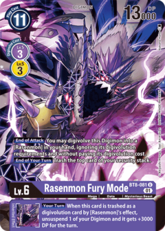 Rasenmon Fury Mode - BT8-081 - Uncommon