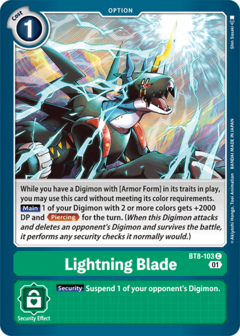 Lightning Blade - BT8-103 - Common