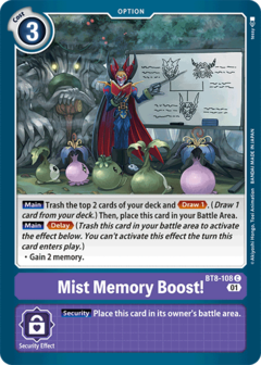 Mist Memory Boost! - BT8-108 - Common