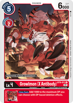 Growlmon (X Antibody) - BT9-011 - Common