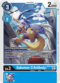 Gabumon (X Antibody) - BT9-020 - Uncommon