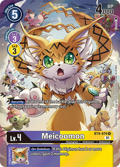 Meicoomon (Alternate Art) - BT9-074 - Rare