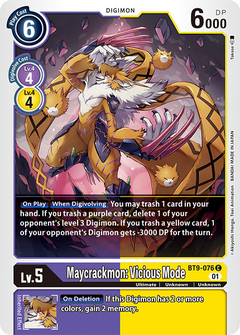 Maycrackmon: Vicious Mode - BT9-076 - Common