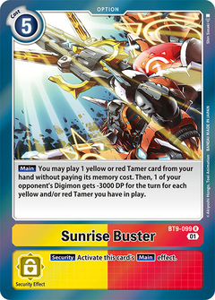 Sunrise Buster - BT9-099 - Rare