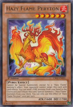 Hazy Flame Peryton - CBLZ-EN031 - Rare