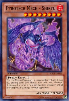 Pyrotech Mech - Shiryu - CBLZ-EN041 - Common