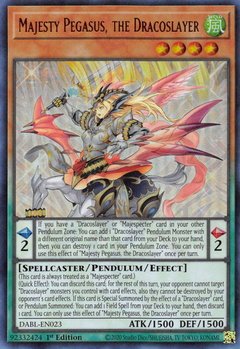 Majesty Pegasus, the Dracoslayer - DABL-EN023 - Ultra Rare