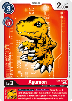 Agumon - EX1-001 - Uncommon