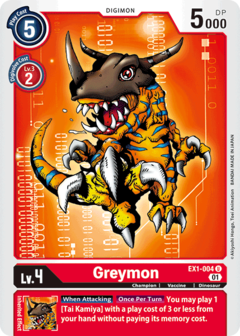 Greymon - EX1-004 - Common