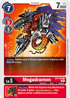 Megadramon - EX1-007 - Common