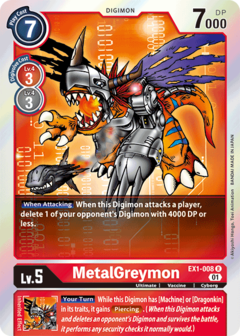 MetalGreymon - EX1-008 - Rare