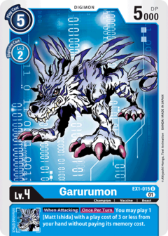 Garurumon - EX1-015 - Uncommon