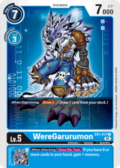 WereGarurumon - EX1-017 - Common