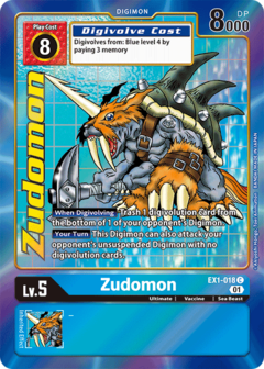 Zudomon (Alternate Art) - EX1-018 - Common