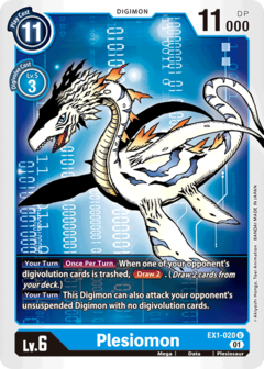 Plesiomon - EX1-020 - Uncommon