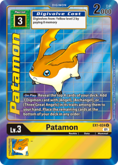 Patamon (Alternate Art) - EX1-024 - Uncommon