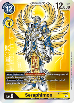 Seraphimon - EX1-031 - Rare