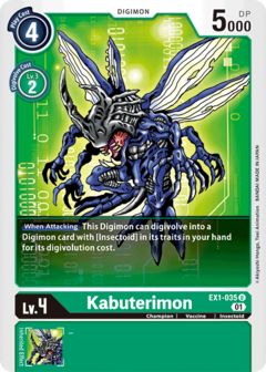 Kabuterimon - EX1-035 - Uncommon