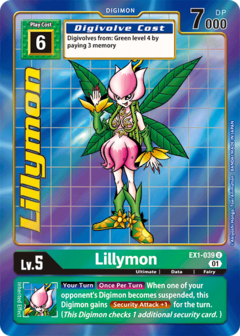 Lillymon (Alternate Art) - EX1-039 - Uncommon