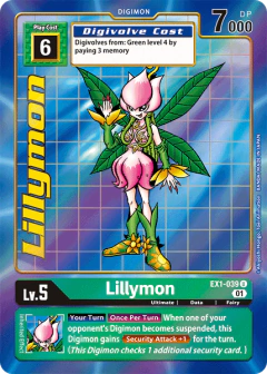 Lillymon (Alternate Art) - EX1-039 - Uncommon