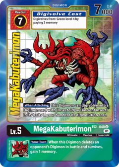 MegaKabuterimon (Alternate Art) - EX1-040 - Rare