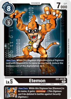 Etemon - EX1-052 - Uncommon