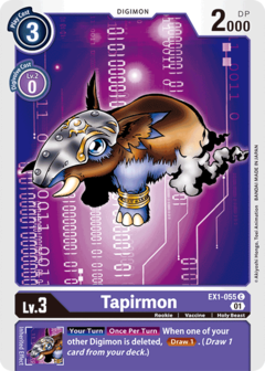 Tapirmon - EX1-055 - Common