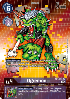 Ogremon (Alternate Art) - EX1-059 - Rare