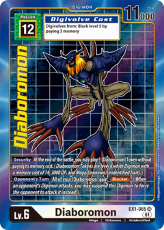 Diaboromon (Alternate Art) - EX1-065 - Super Rare