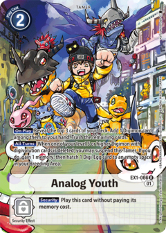 Analog Youth (Alternate Art) - EX1-066 - Rare