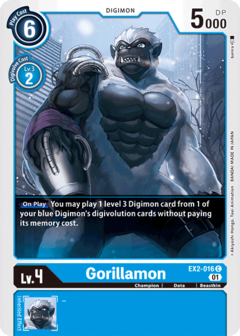 Gorillamon - EX2-016 - Common