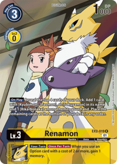 Renamon (Alternate Art) - EX2-019 - Rare