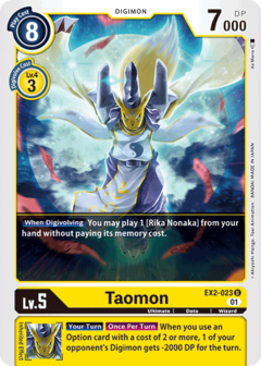 Taomon - EX2-023 - Uncommon