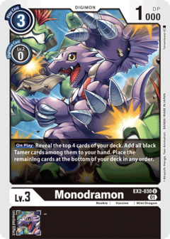 Monodramon - EX2-030 - Uncommon