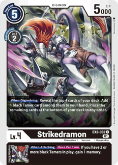 Strikedramon - EX2-032 - Common